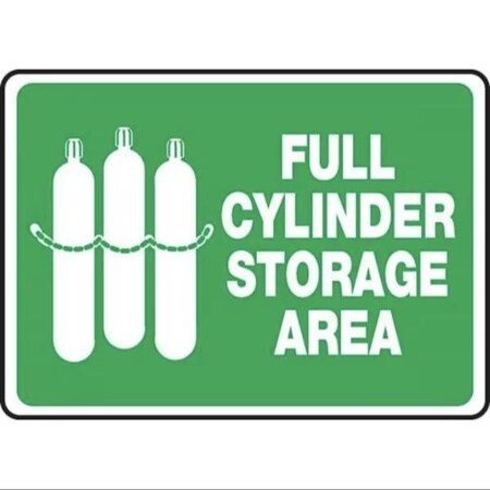 Accuform SAFETY SIGN FULL CYLINDER STORAGE MCPG515VP MCPG515VP
